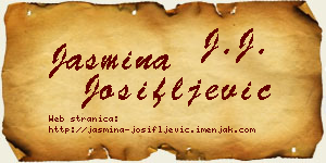 Jasmina Josifljević vizit kartica